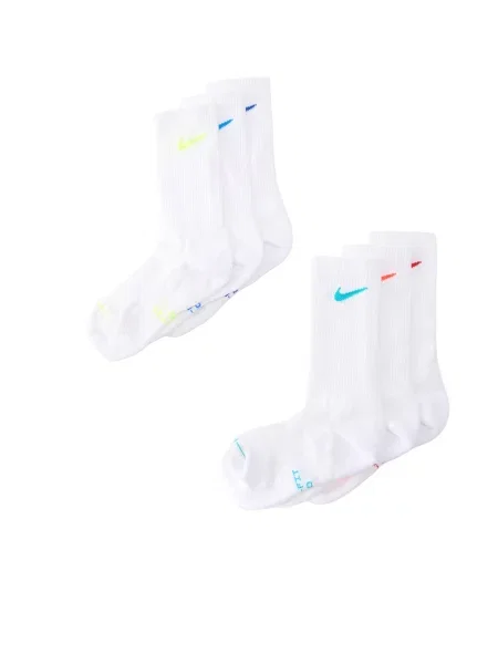 Nike Sportswear Șosete ED ELVD albastru aqua / portocaliu alb