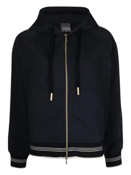 Bluza z kapturem Lorena Antoniazzi niebieska