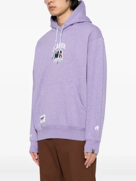 Hanorac cu glugă Aape By A Bathing Ape violet