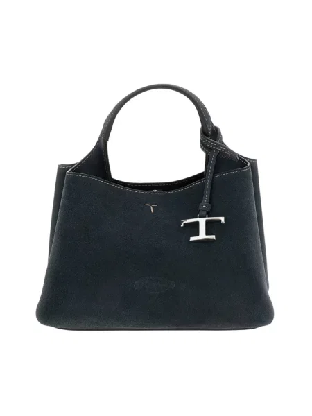 Torebka Tod's skórzana niebieska