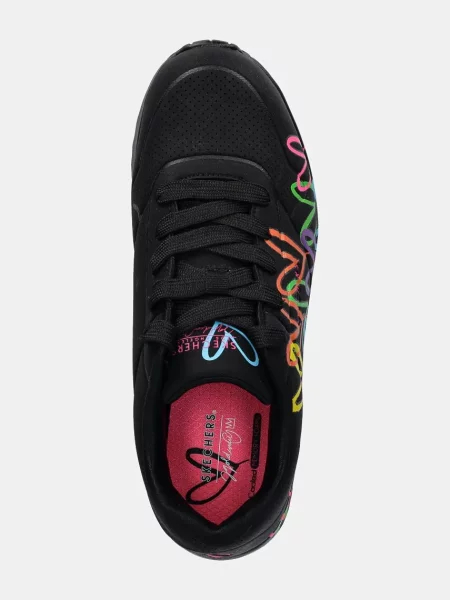 Skechers Детски маратонки UNO LITE черно