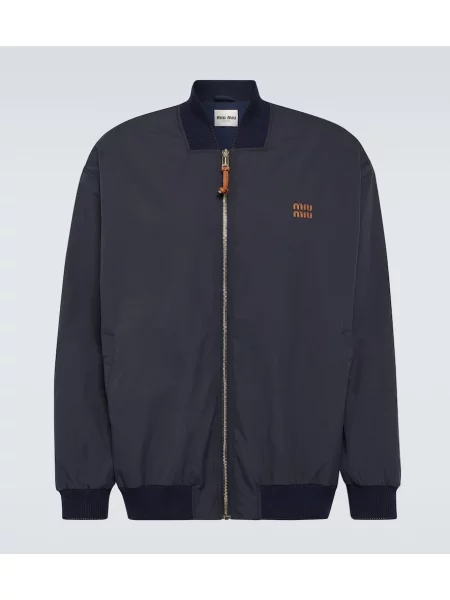 Geacă bomber Miu Miu albastru