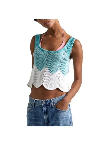 Top Pepe Jeans albastru