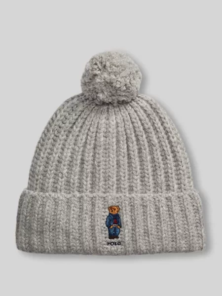 Polo Ralph Lauren czapka wełniana szara