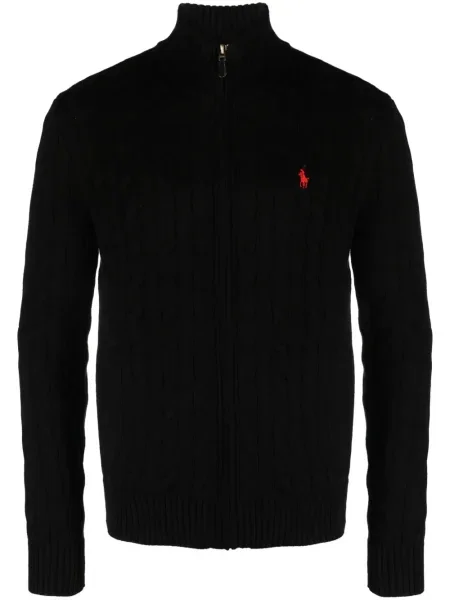 Tricou polo Polo Ralph Lauren din fleece cu imagine alergare roșu