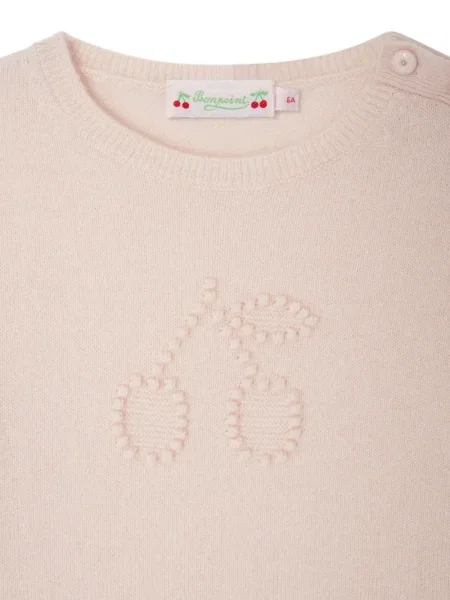 Sweter dziecięcy Bonpoint różowy