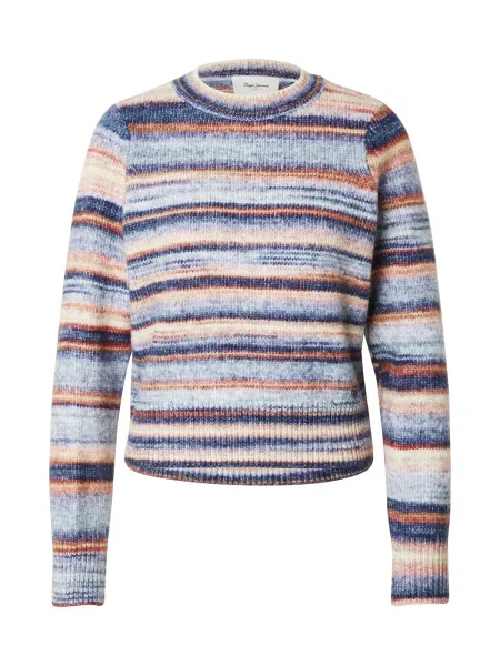 Pepe Jeans Sveter Celeste ťavej srsti / námornícka / svetlomodrá / púdrová modrá