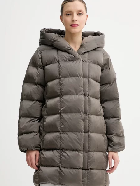 Calvin Klein kurtka zimowa oversize brązowy