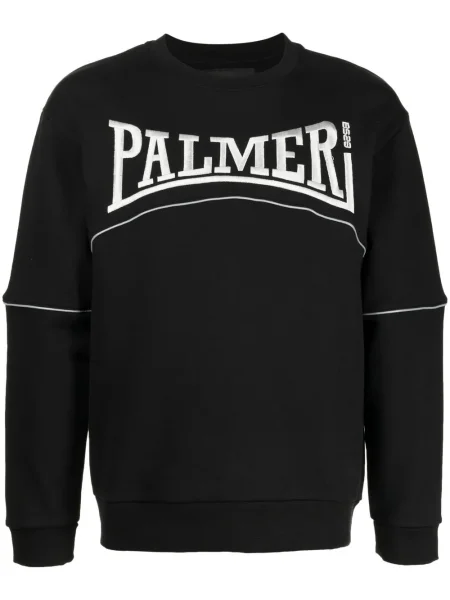Φούτερ Palmer με κέντημα μαύρο