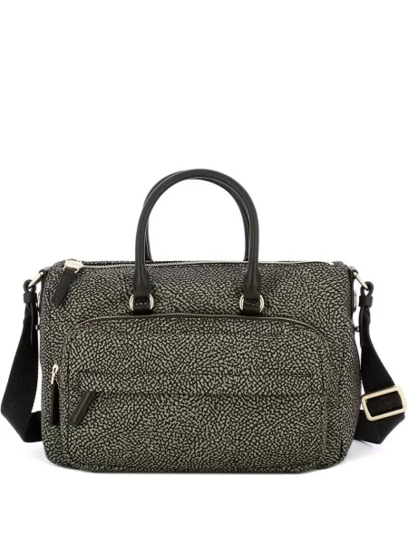 Geantă shopper Borbonese alb