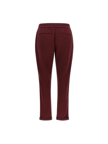 Joggery Brunello Cucinelli do biegania czerwone