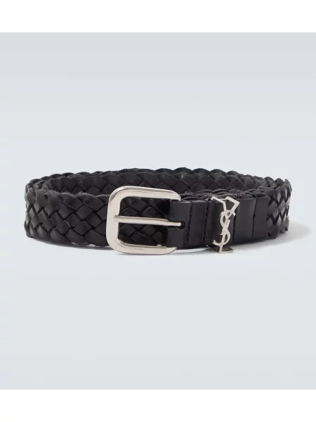 Curea Saint Laurent din piele negru