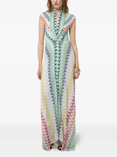 Rochie maxi Missoni cu imprimeu geometric