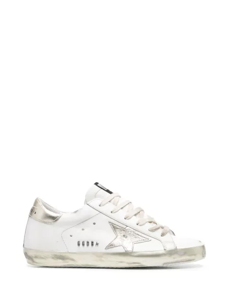 Sneakerși Golden Goose din piele alb
