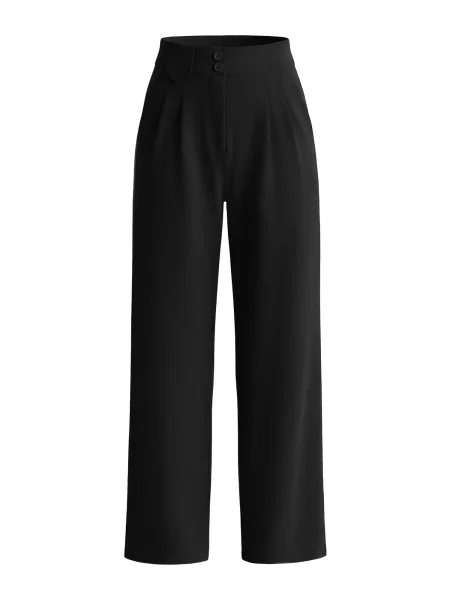 Imily Bela Pantaloni cutați negru