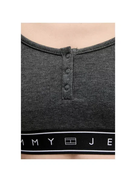 Majica dugih rukava Tommy Jeans siva