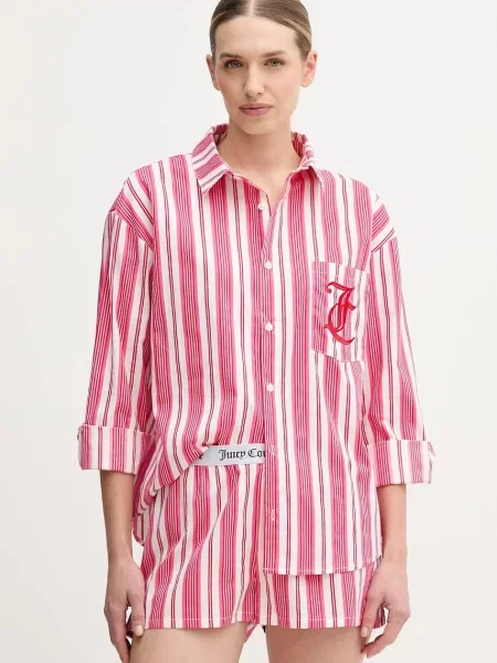 Juicy Couture Bluză de noapte / alb roz