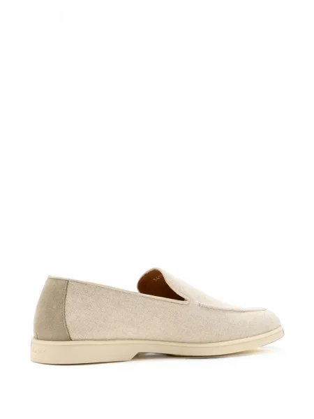 Chiloți Doucal's de in slip-on alb