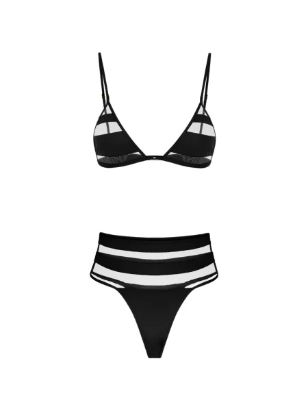 Bikini Elisabetta Franchi cu dungi negru