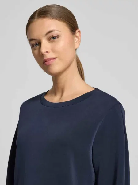 Bluza dresowa Comfort Fit z mieszanki modalu S.oliver Red Label niebieska