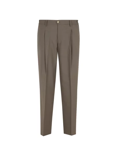 Pantaloni Briglia 1949 plisate maro