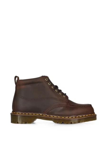 Botine Dr. Martens cu șireturi din dantelă maro