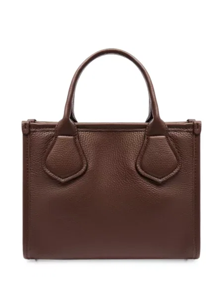 Geantă shopper Lancel din piele maro