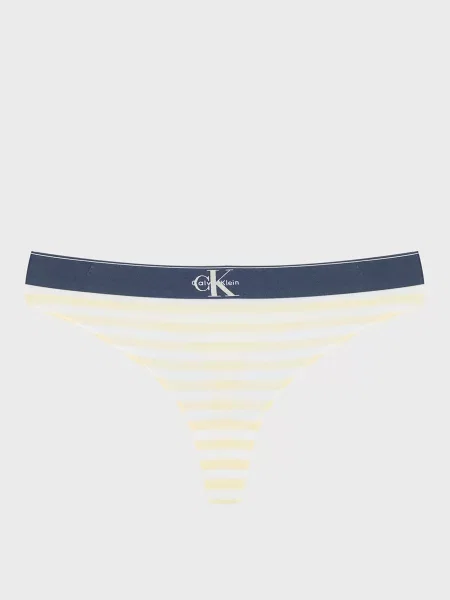 Трусы Calvin Klein в полоску желтые
