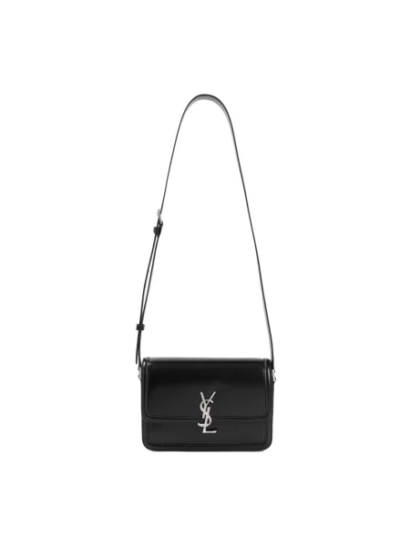 Torebka Saint Laurent skórzana czarna