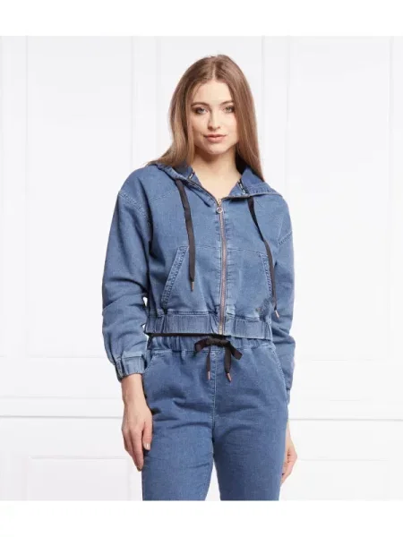 Liu Jo Sport Farmer kabát APERTA | Cropped Fit kék
