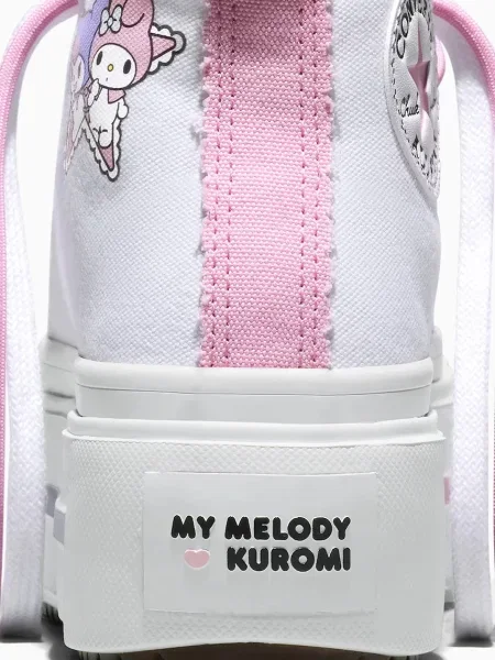 Sneakers Converse Chuck Taylor All Star Lift Double Stack White EUR 35 fehér