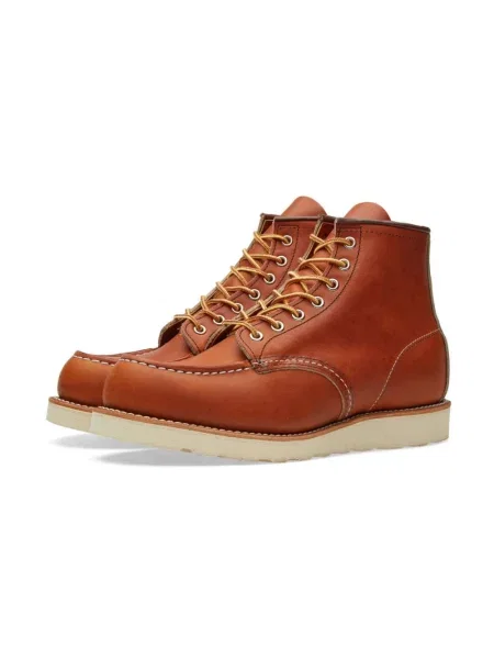 Botki Red Wing Shoes skórzane biznesowe czerwone