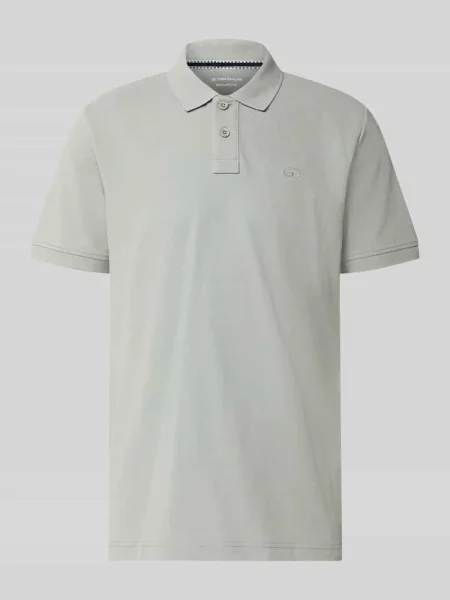 Koszulka polo o kroju regular fit z mieszanki bawełny Tom Tailor miętowa