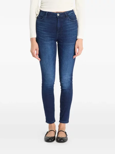 Blugi skinny Guess skinny fit albastru