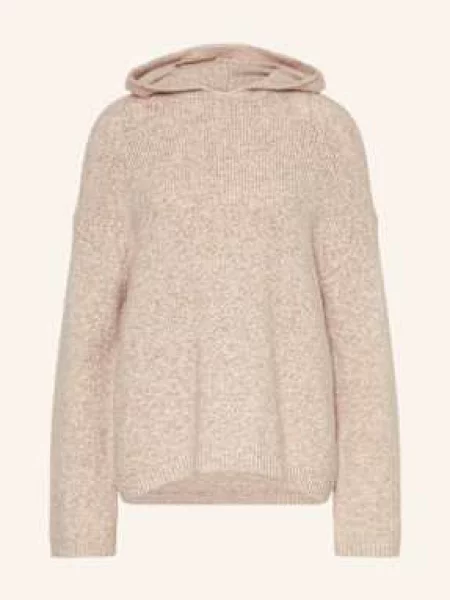 Marc O'polo Bluza Z Kapturem Z Dzianiny beige biała