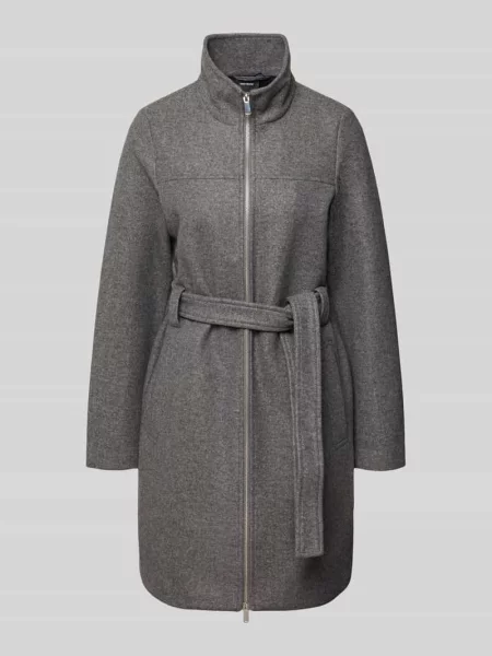 Płaszcz o kroju regular fit z paskiem w talii Vero Moda