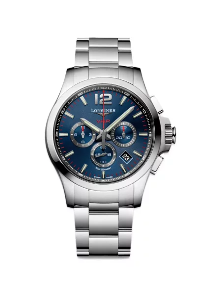 Часовник Longines синьо
