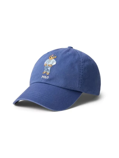 Polo Ralph Lauren czapka z daszkiem niebieska