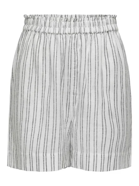ONLY Pantaloni TOKYO gri închis alb
