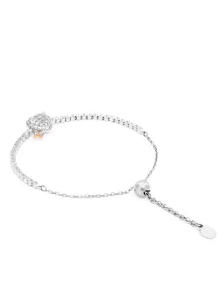 Swarovski Karkötő / átlátszó ezüst