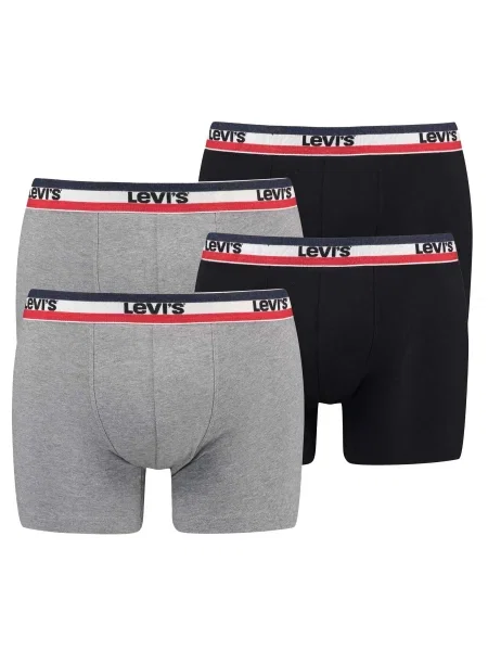 LEVI'S ® Boxerky šedý melír / červená / černá bílá