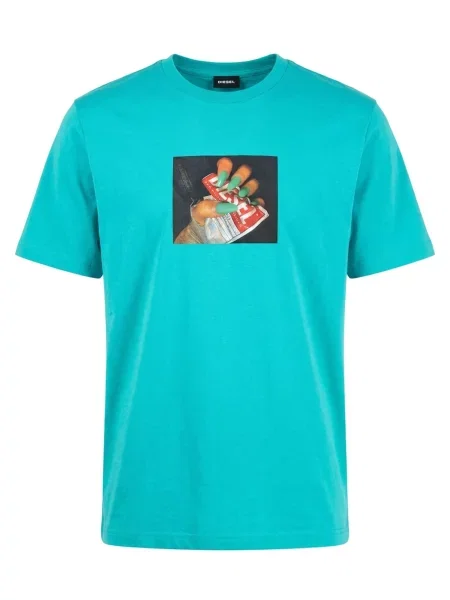 DIESEL Tricou turcoaz