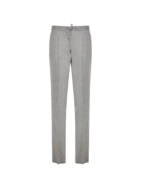 Pantaloni Enrico Mandelli cu cordon gri