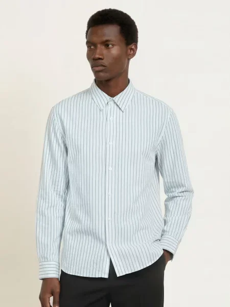Calvin Klein Košile Easy Fit tmavě / tmavě modrá
