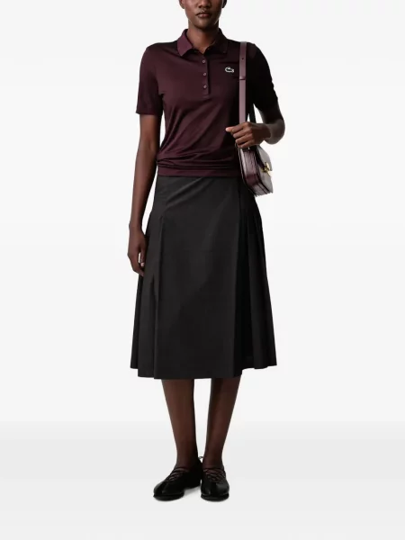 Golf tricou polo Lacoste stretch roșu