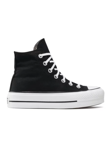 Sneakersy Converse Chuck Taylor All Star na platformie czarne