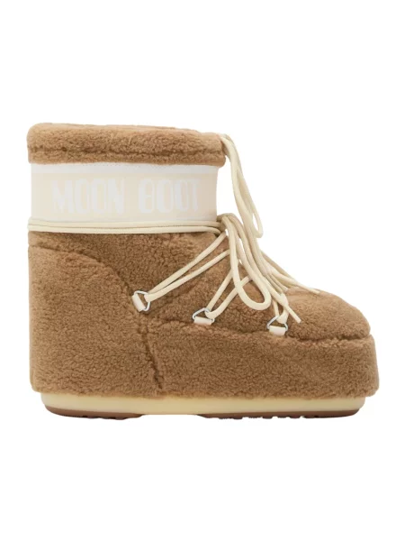 Śniegowce Moon Boot Icon Low Fleece camel brązowe