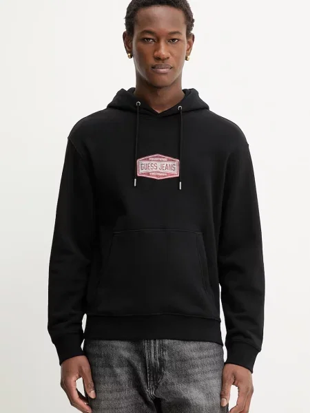 Guess Jeans dukserica crna