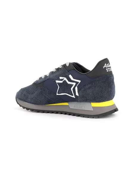 Sneakersy Atlantic Stars skórzane casual niebieskie