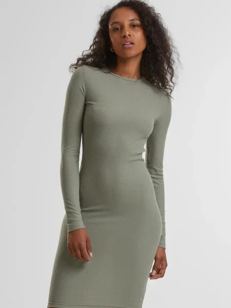 Urban Classics Rochie tricotat / pastel verde